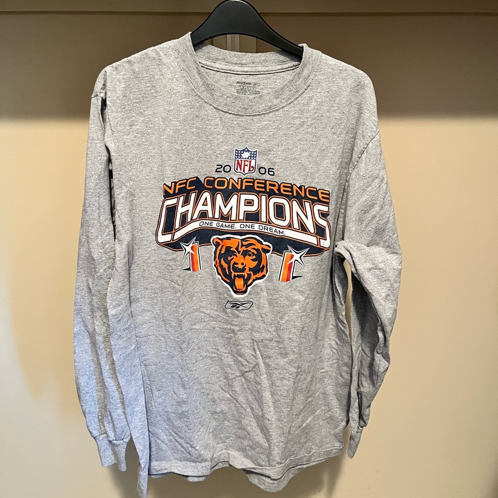 Vintage Chicago Bears 2006 NFC Conference Champions Long Sleeve Shirt